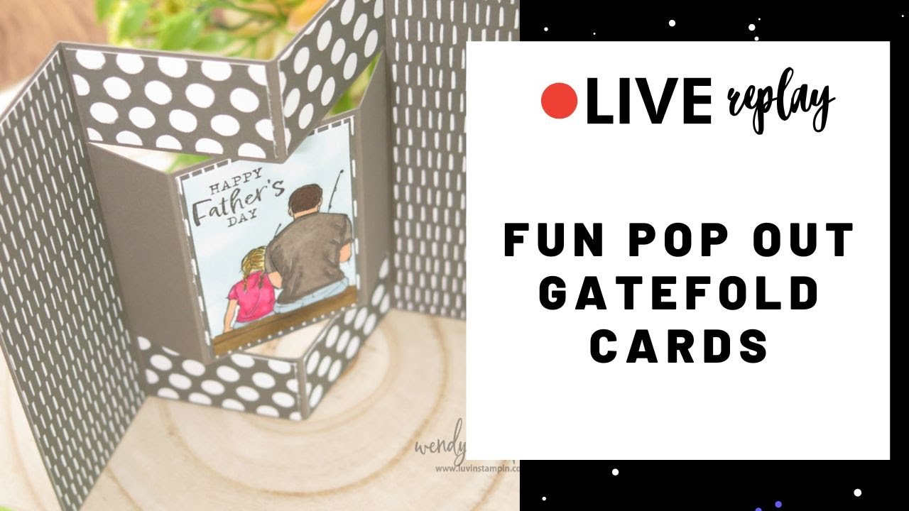 Multiple Pop Out Gatefold Card Ideas & New Catalog Stroll