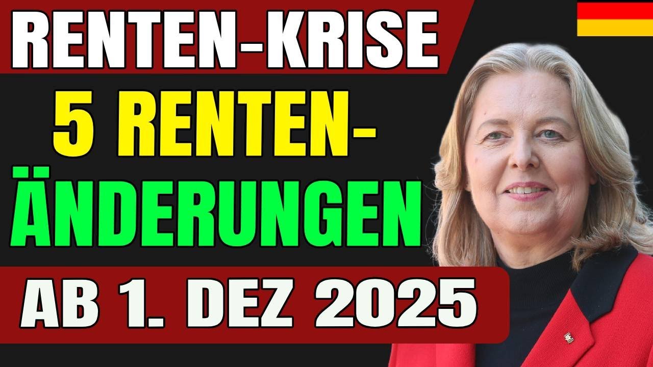 2 minutes ago! Pension BREAKING NEWS: 5 changes from December 1, 2025 &ndash; no one is spared!
