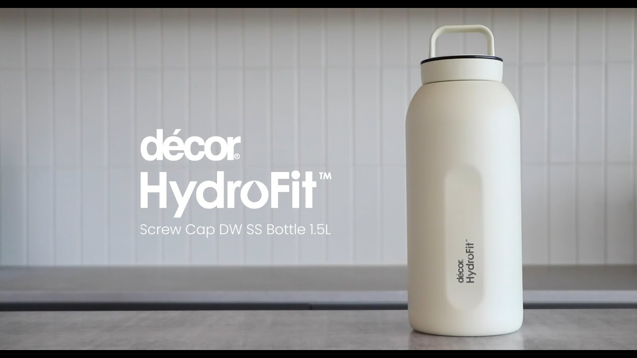 Decor HydroFit Screw Cap Double Wall Stainless Steel Bottle 1.5L Care and Usage Guide