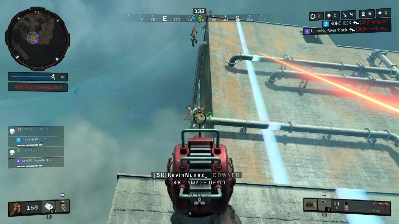 Clutch Win with the Ray Gun Outside Model Industries | BO4 Blackout Alcatraz