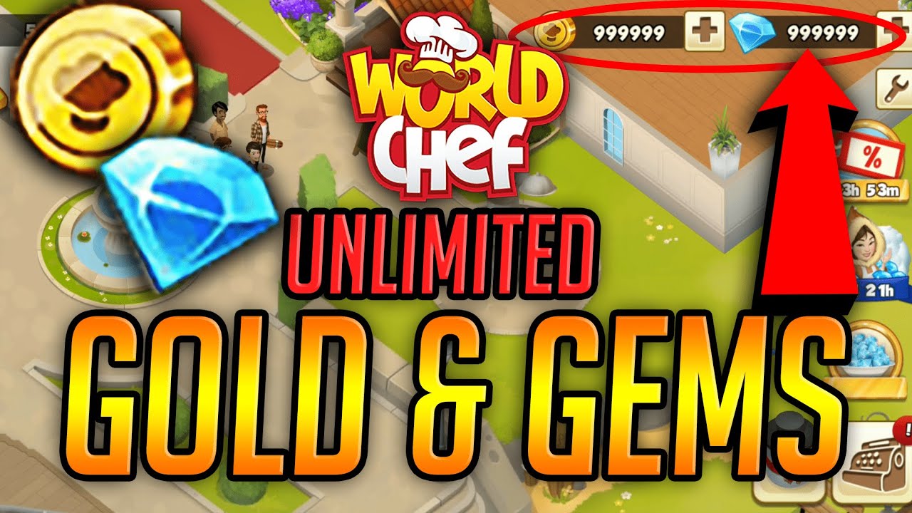 World Chef Hack - Get Unlimited Free Gems & Gold!