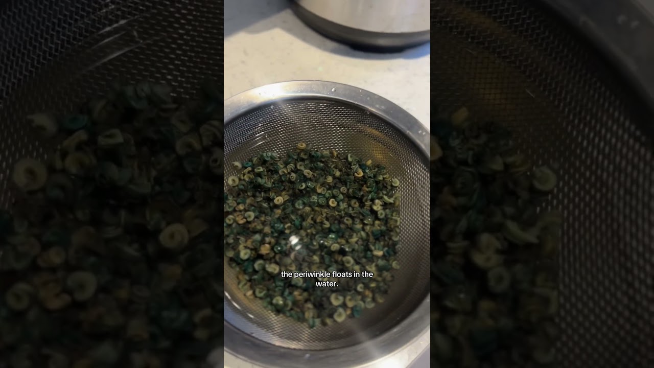 Have you been cleaning dried periwinkle like this? No Sand,No Stress 