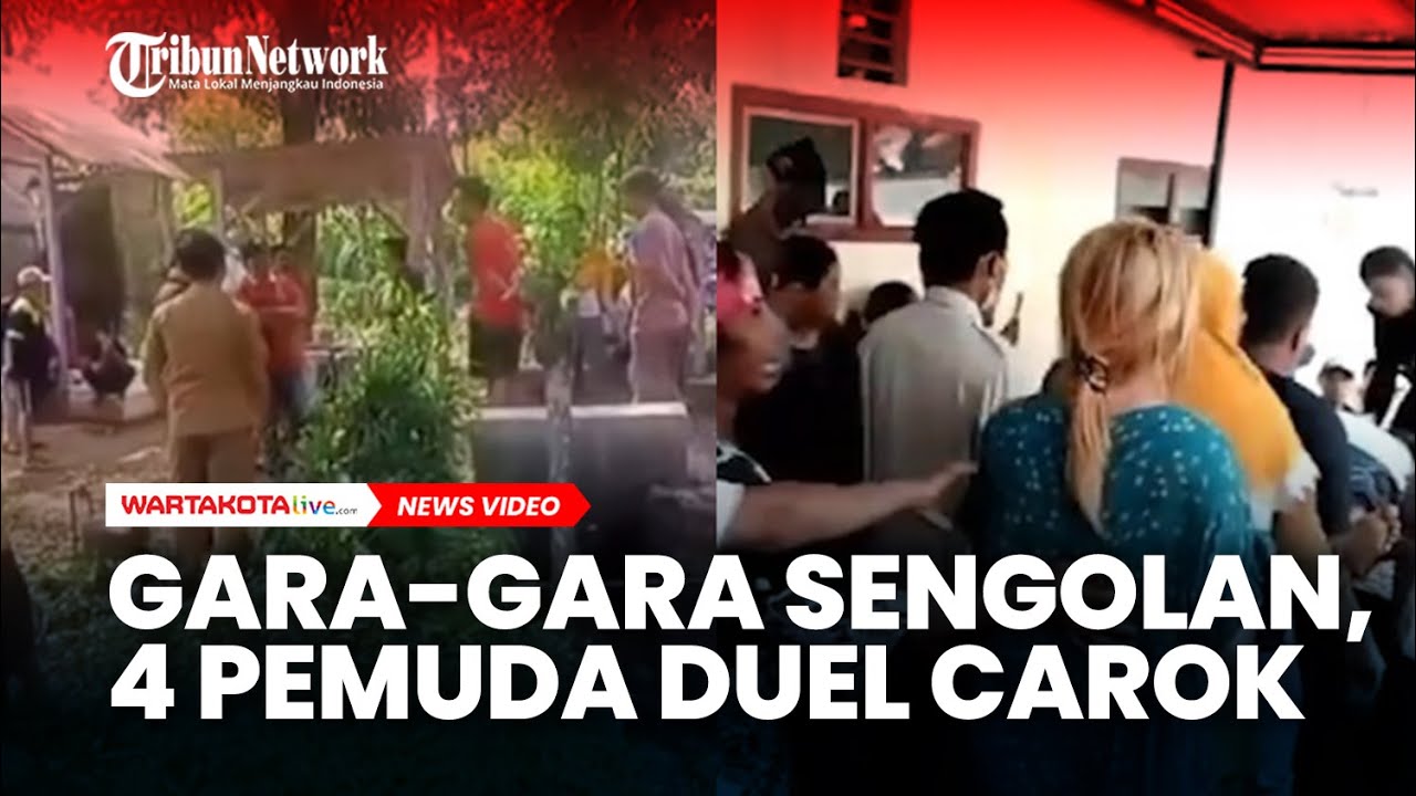 Gara-Gara Senggolan Motor, Empat Pemuda Terlibat Duel Carok