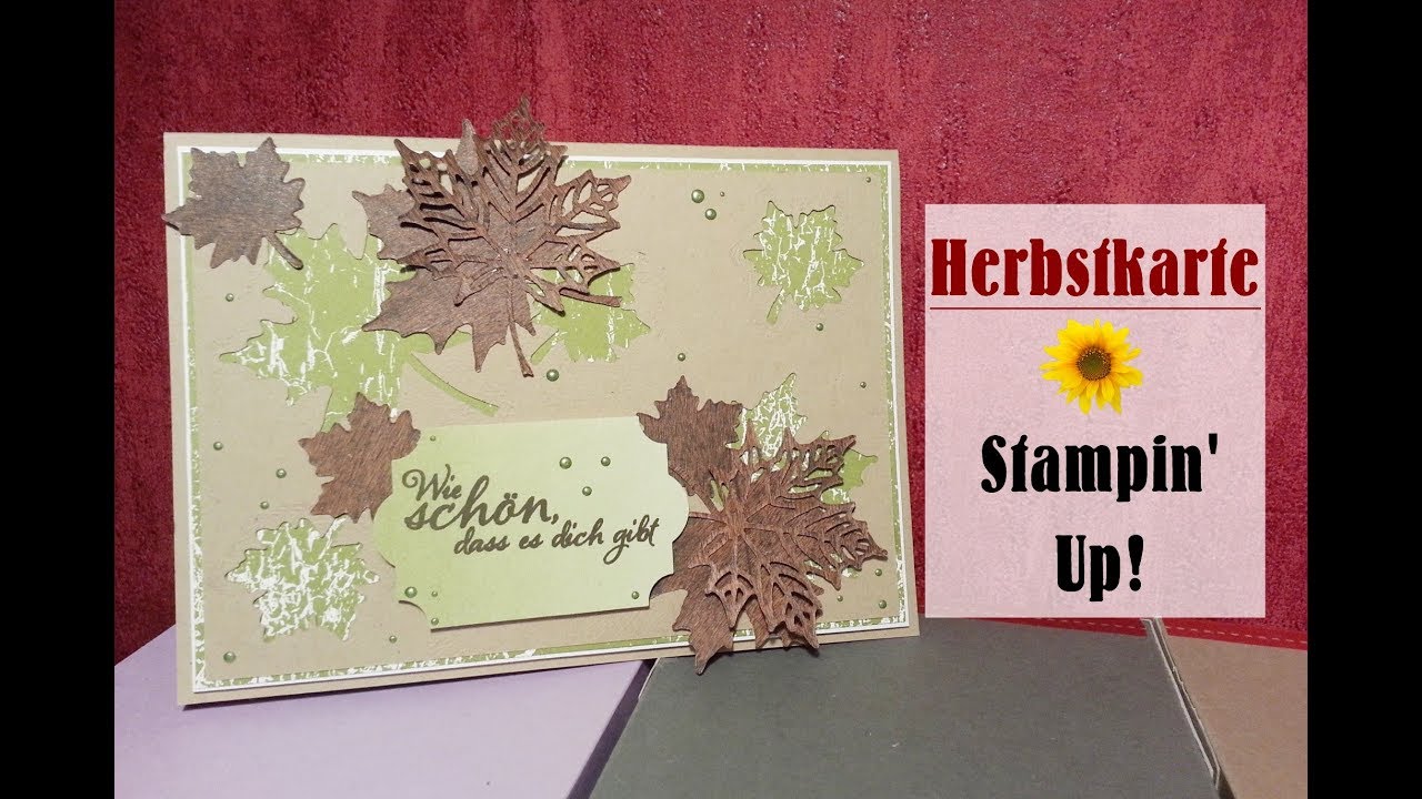 Herbstkarte | Grußkarte | Stampin' Up! | DIY | Big Shot