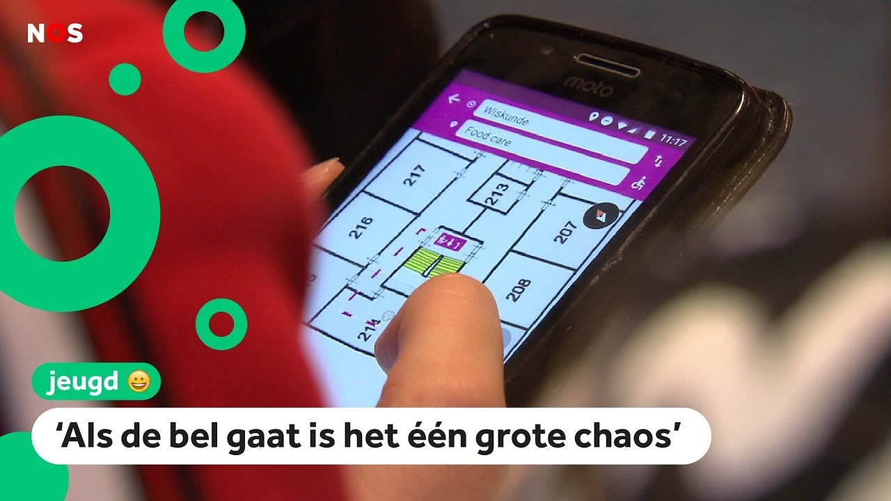 Leerlingen bedenken app om school-lokaal te vinden