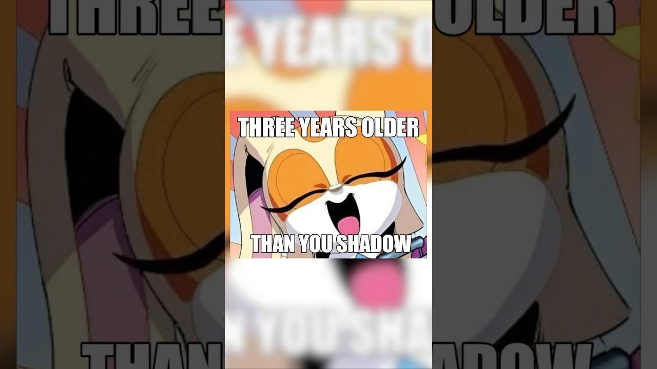 WAIT SHADOW IS HOW OLD NOW!?😲  #sonicthehedgehog #shadowthehedgehog #memes #skit #shorts