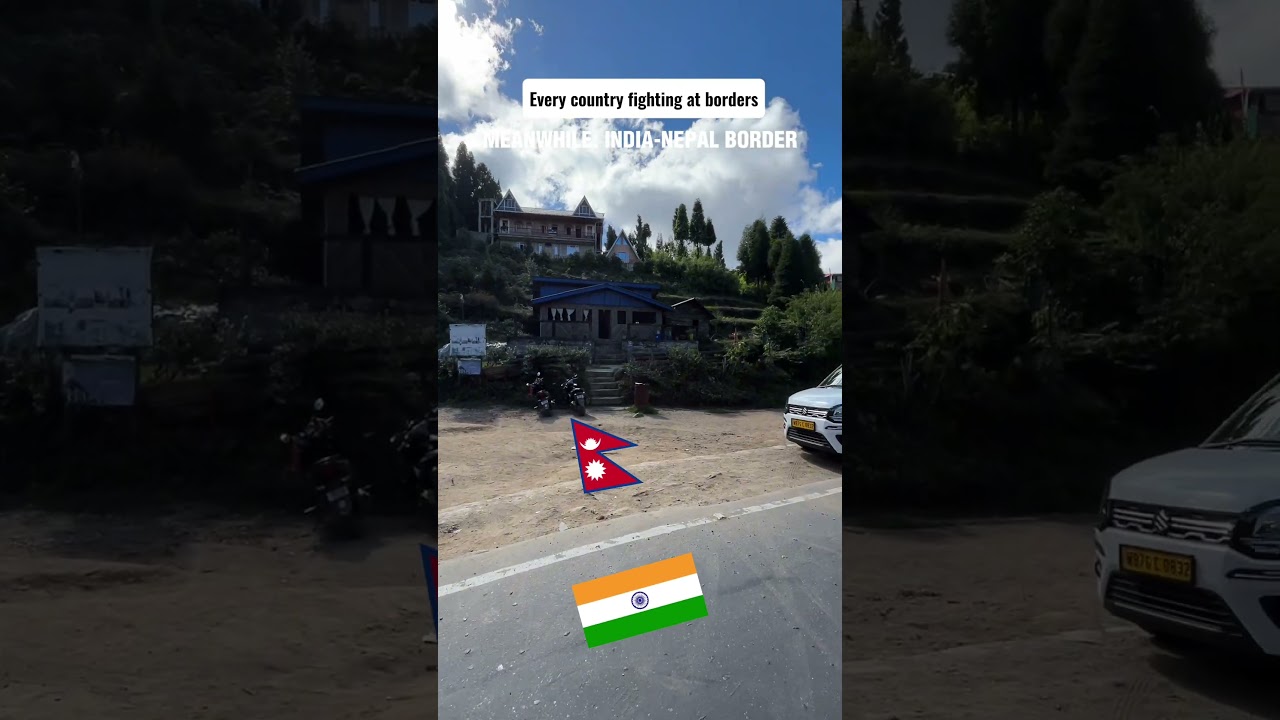Every country is fighting at their borders, meanwhile India and Nepal sharing open borders😍 #shorts