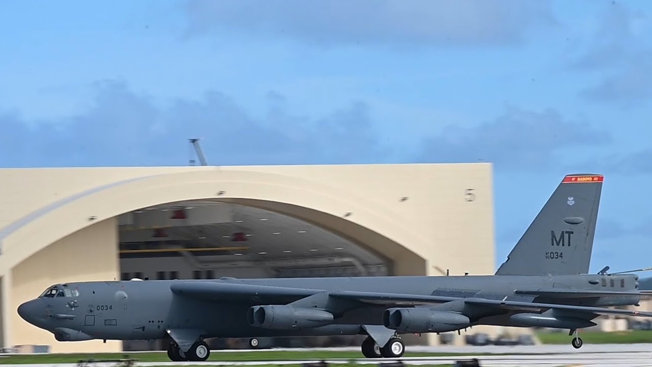 USAF B-52s Arrive At Andersen AFB For BTF