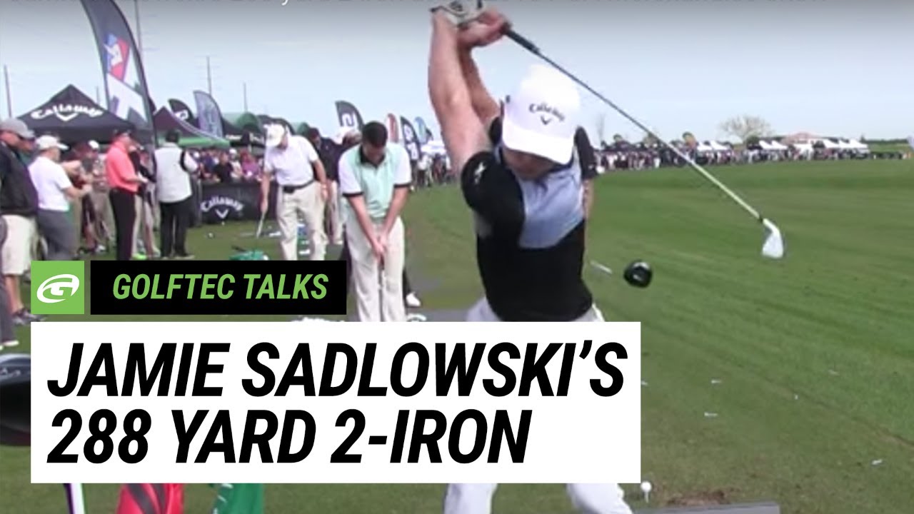 Jamie Sadlowski's 288-yard 2-iron at the 2016 PGA Merchandise Show