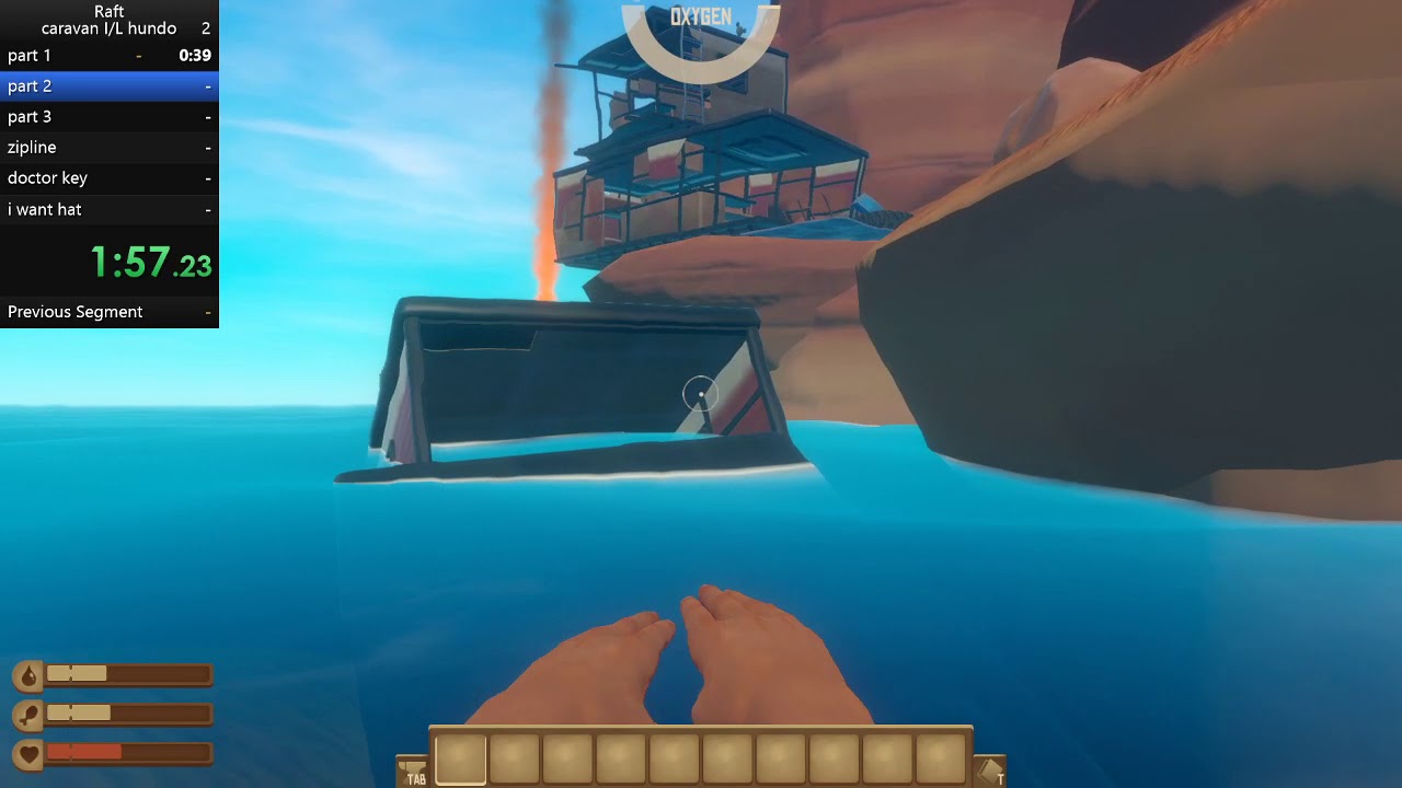 Raft Speedrun Caravan Town I/L 100% 4:52