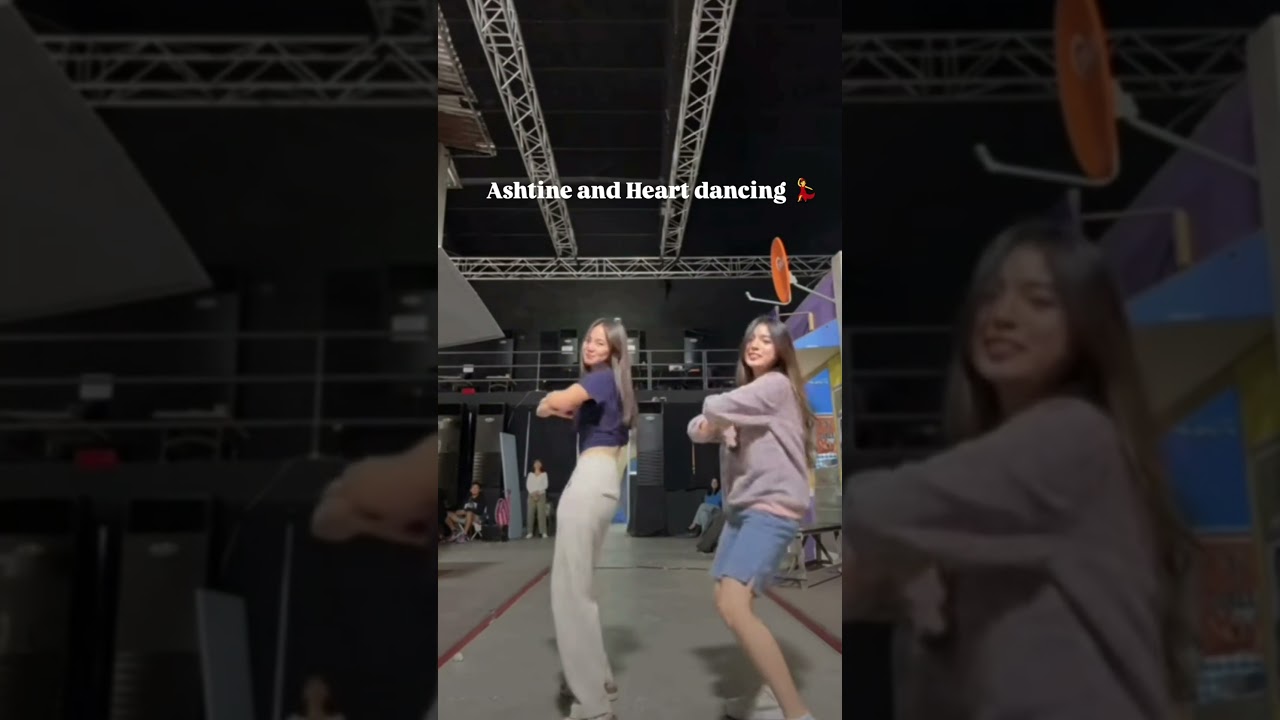 ashtine and Heart ryan dancing !🎀#fyp #shorts #viral #viralshorts #amnse #aestheic #jayjay #ella