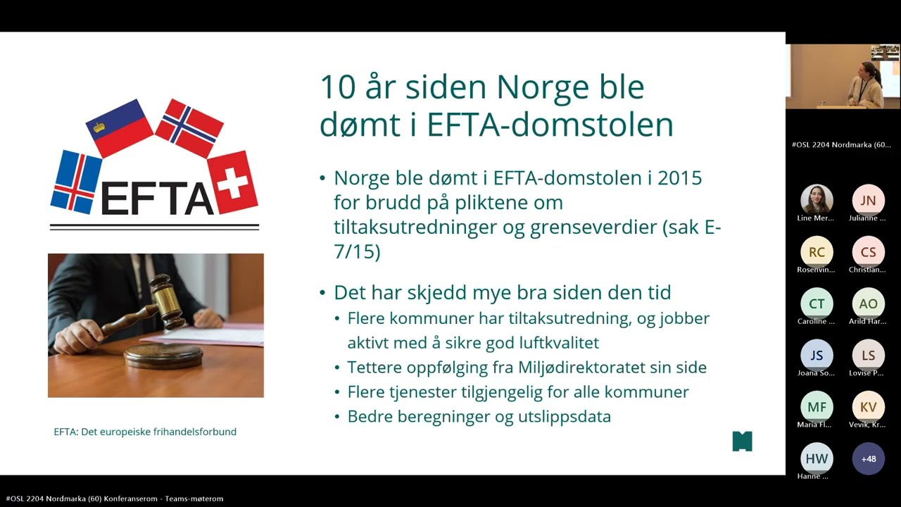 BBF 26.11.2025: Nytt fra Miljødirektoratet, Status gjennomføring av nytt luftkvalitetsdirektiv m.m.