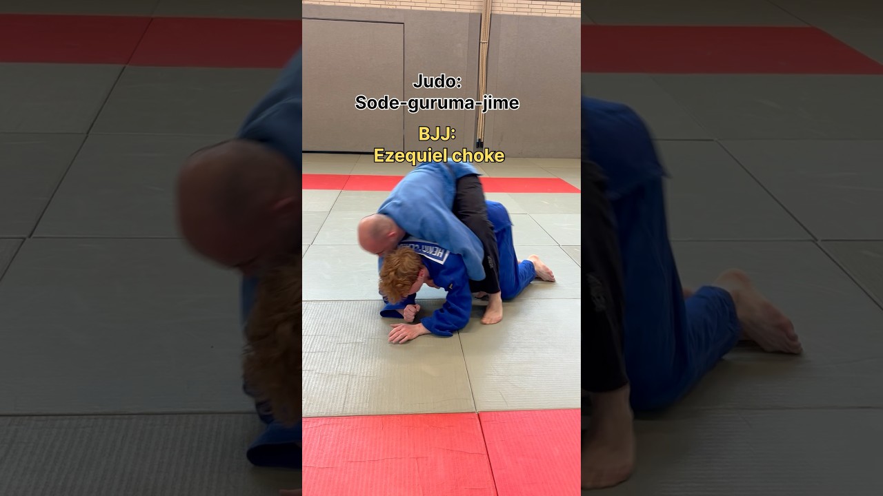 Sode-guruma jime or Ezekiel choke! For judo and BJJ 