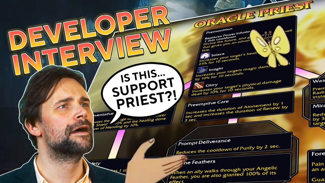 Introducing ORACLE - The SUPPORT Priest Talent Tree In War Within! | Developer Interview