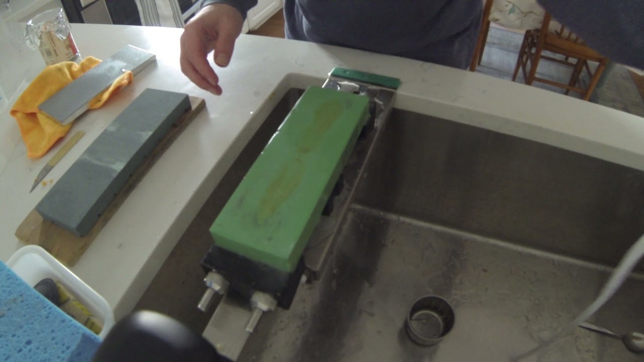 Naniwa Chosera #400 Plastic Base Removal - The GluE