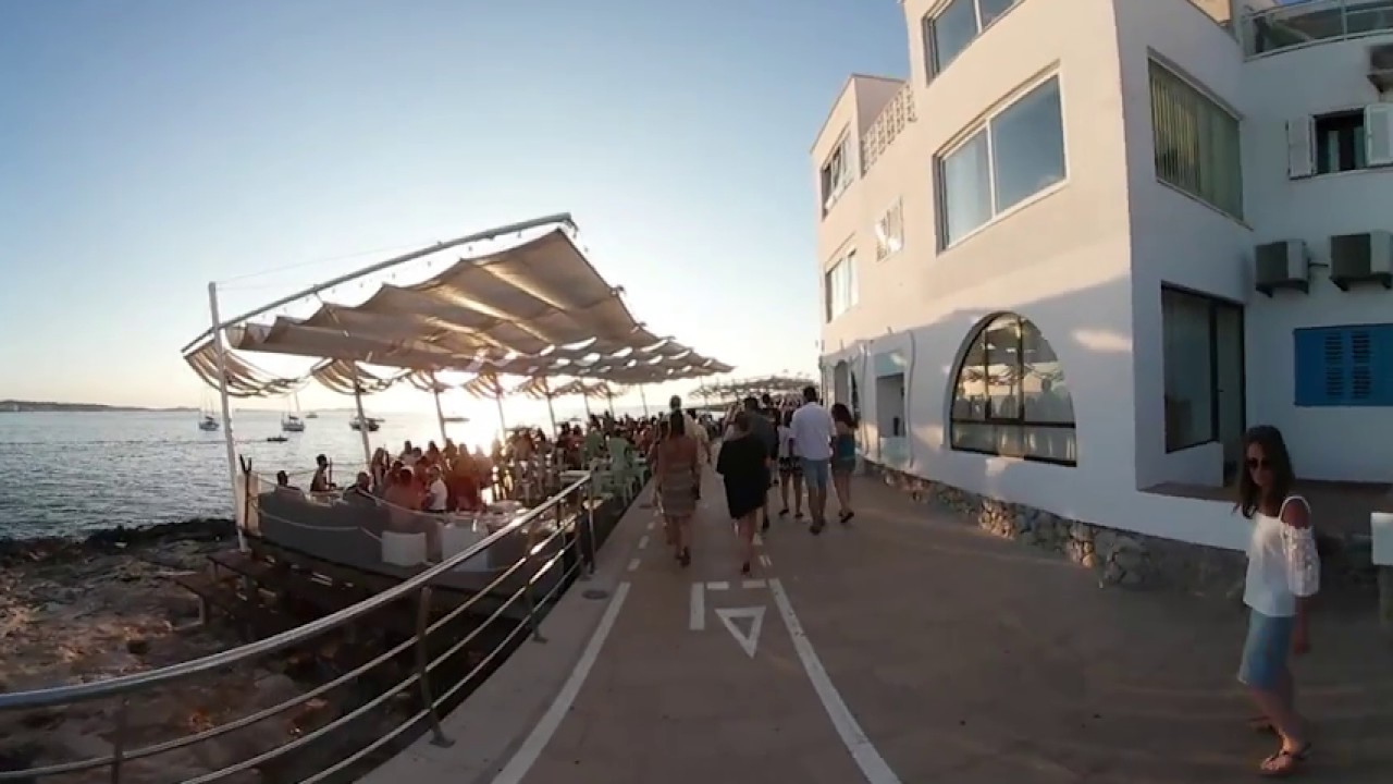 Ibiza Sunset Strip San Antonio Bay 2017 Samsung 360, VR (4K)