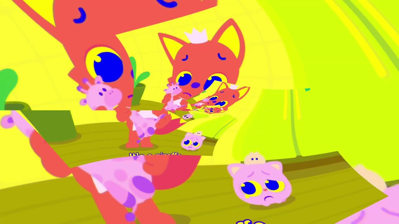 Pinkfong Effects sleepy yellow giraffe mirror effects (Sponsored By Preview 2 Effects)