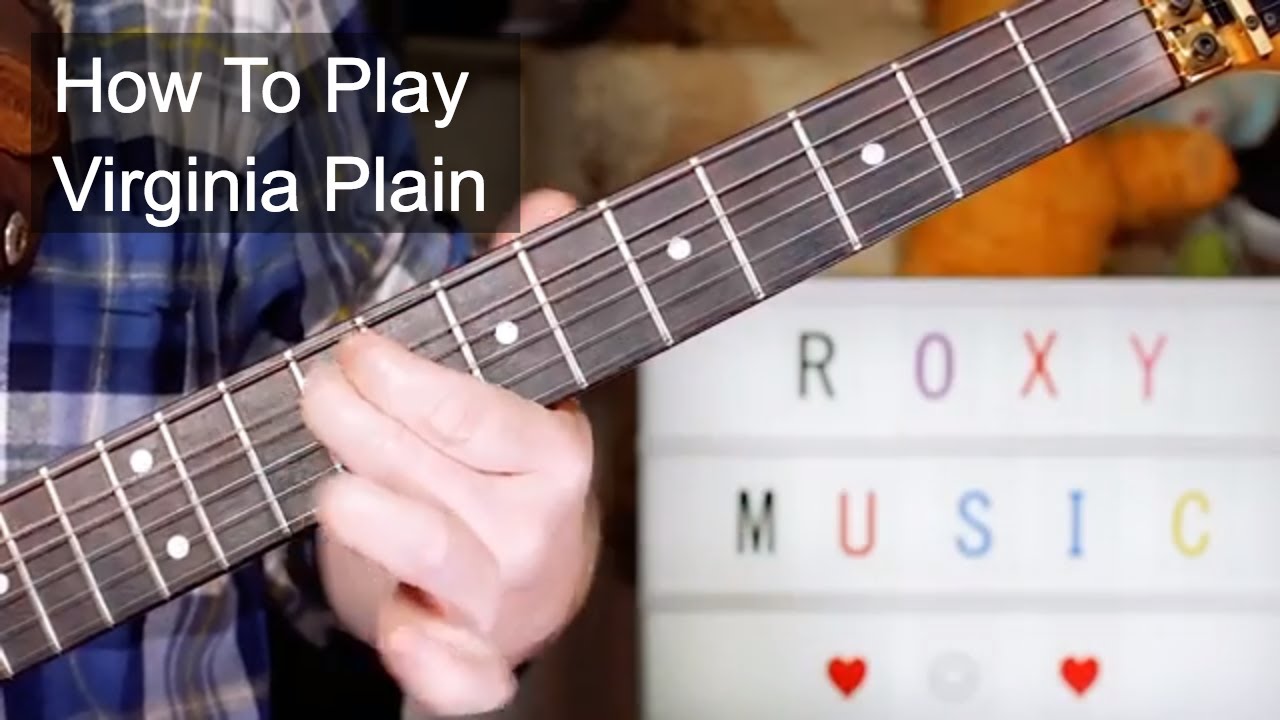 'Virginia Plain' Roxy Music Guitar Lesson