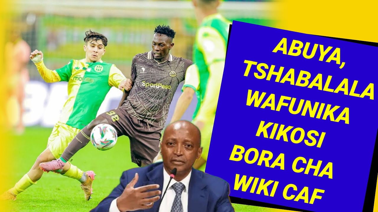 MBWADUKE: Excellent! Abuya, Tshabalala wafunika kikosi bora CAFCL/ Wamo pia nyota  Ahly, Mamelodi...