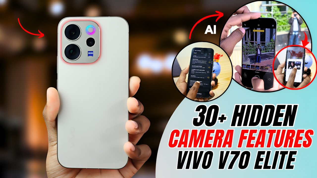 Vivo V70 Elite 5G Camera Features Tips And Tricks 🔥NEW🔥 Top 30+ Special Features | Vivo V70 Elite