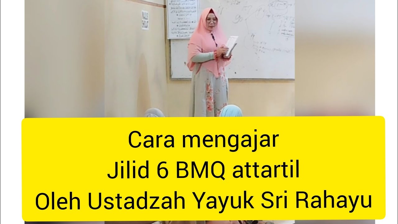 Cara mengajar At Tartil jilid 6//PGPQ BMQ Attartil Kancab Tanggulangin//Ustadzah Yayuk Sri Rahayu.