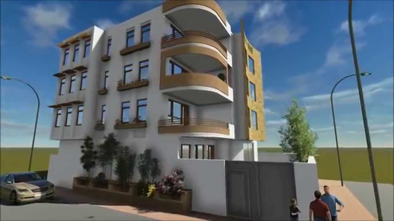 Residential building design and 3d animation