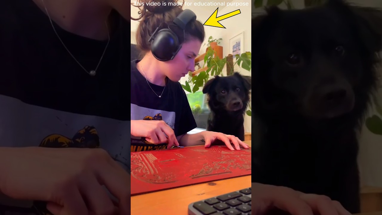Её собака странно реагировала на камеру 😂