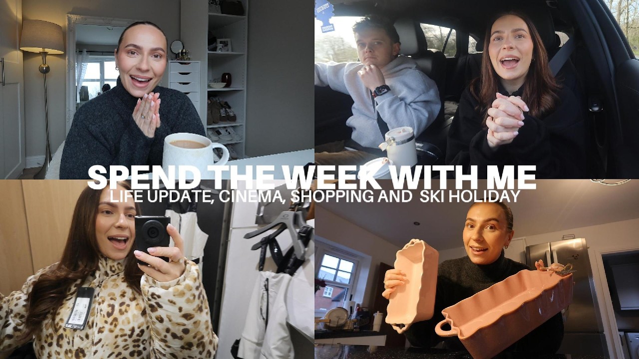 SPEND THE WEEK WITH ME | Life update, Cinema, Shipping and Ski holiday🤍