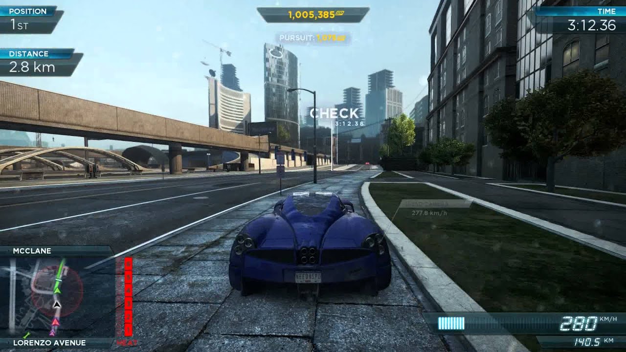 Need for Speed : Most Wanted (2012) | Last boss with shutdown + Ending video | Gameplay |FullHD| PC
