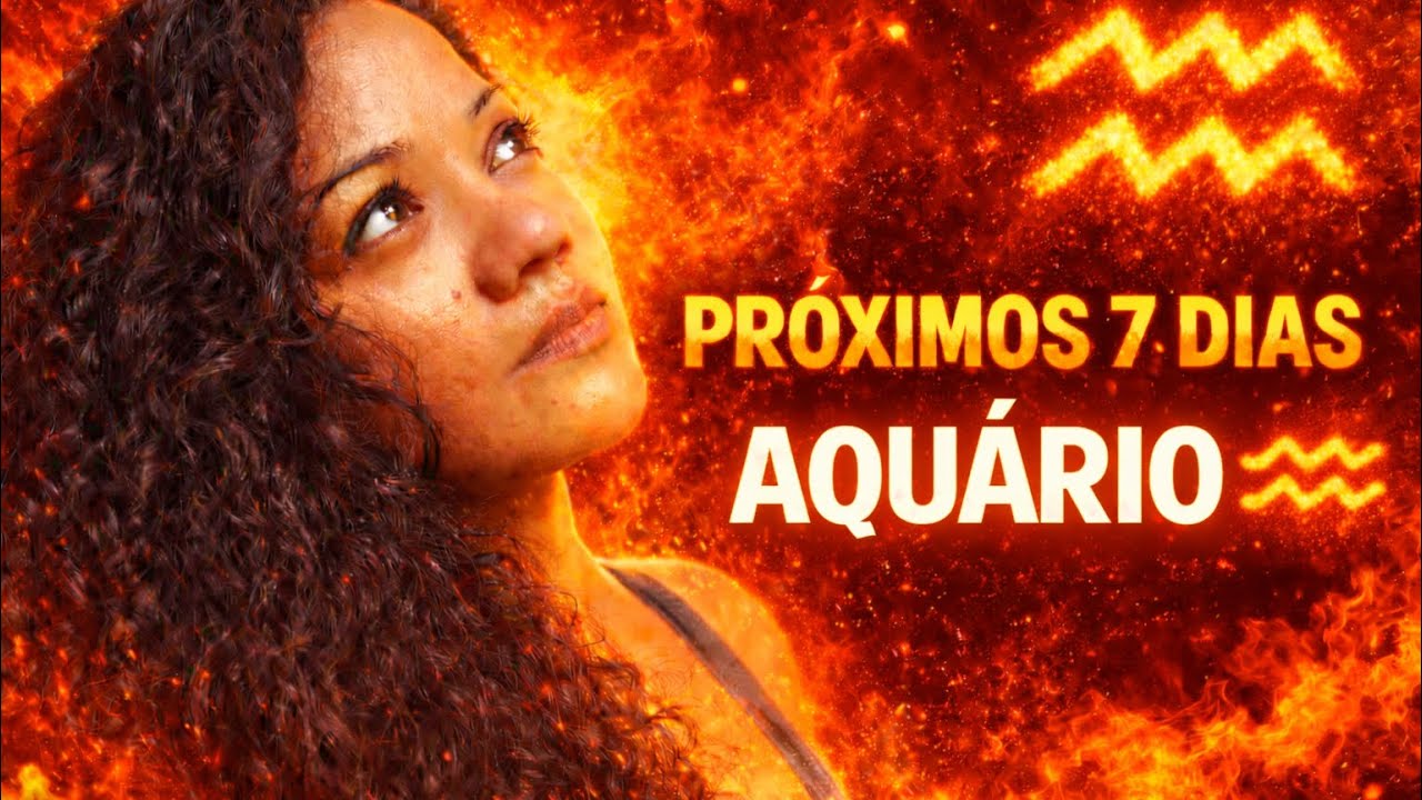 AQUÁRIO •PRÓXIMOS 7 DIAS• O INÍCIO DE UMA NOVA FASE DE PODER PESSOAL. VOCÊ MERECE PAZ E CLAREZA. 