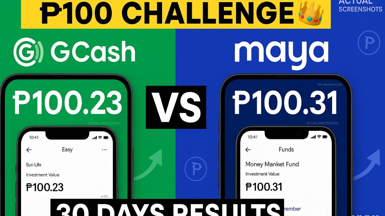 💰 ₱100 Investment Challenge: GCash GInvest vs Maya Funds Real 30-Day Results!