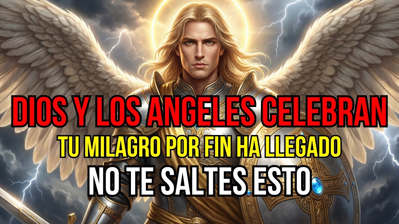 ¡Los Angeles te Felicitan! Tu MILAGRO por fin ha Llegado y Dios no te Permite Perderte ESTO