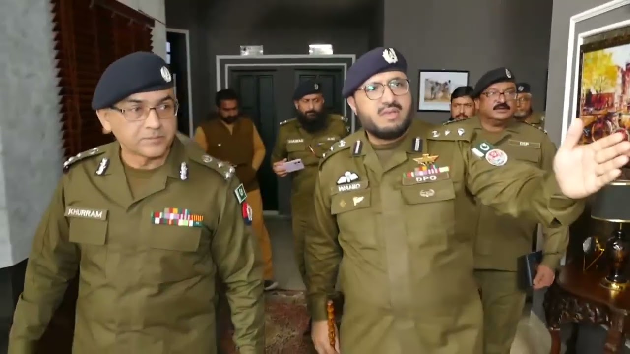 آر پی او راولپنڈی سید خرم علی نے ضلع چکوال کےSIPs پر تجدید کیے جانے والے تھانہ جات کا جائزہ لیا