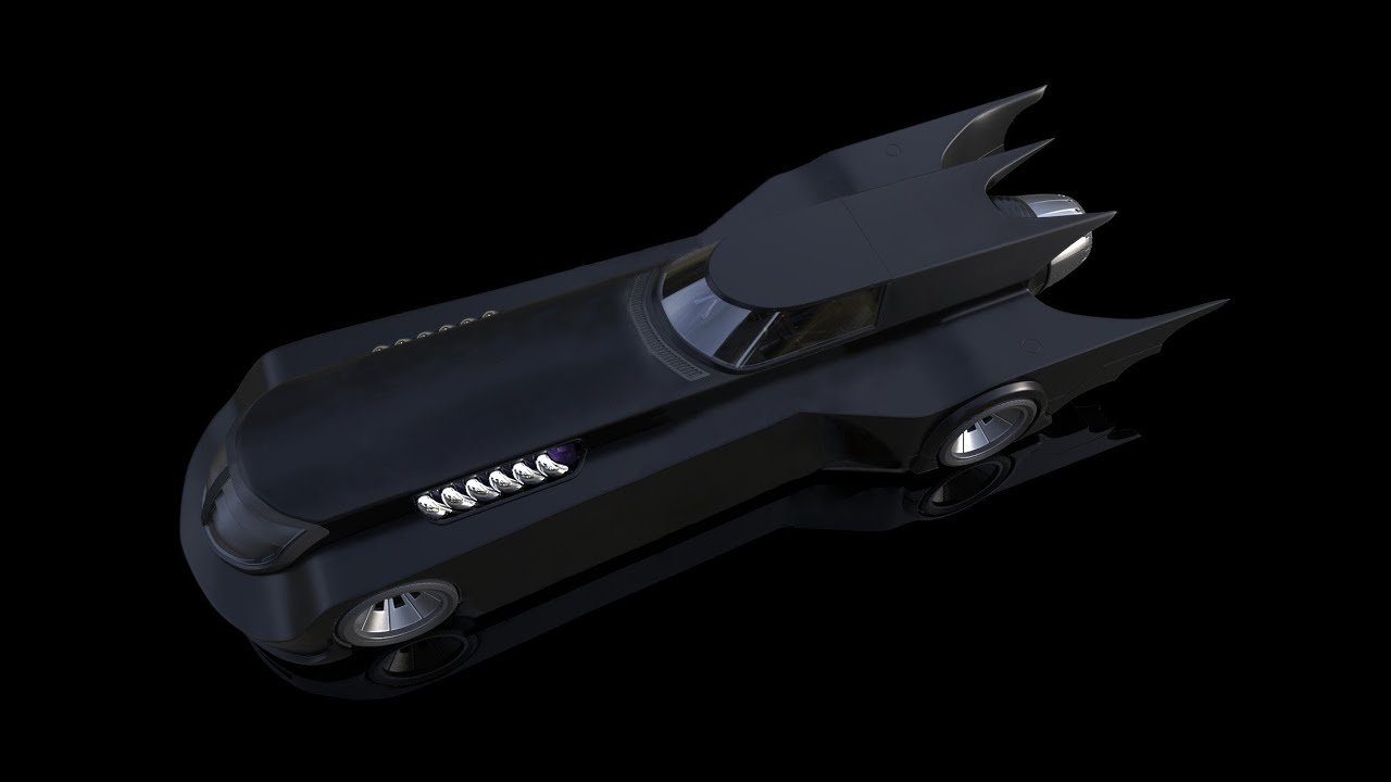 Batman the Animated Series BTAS batmobile - Video 1