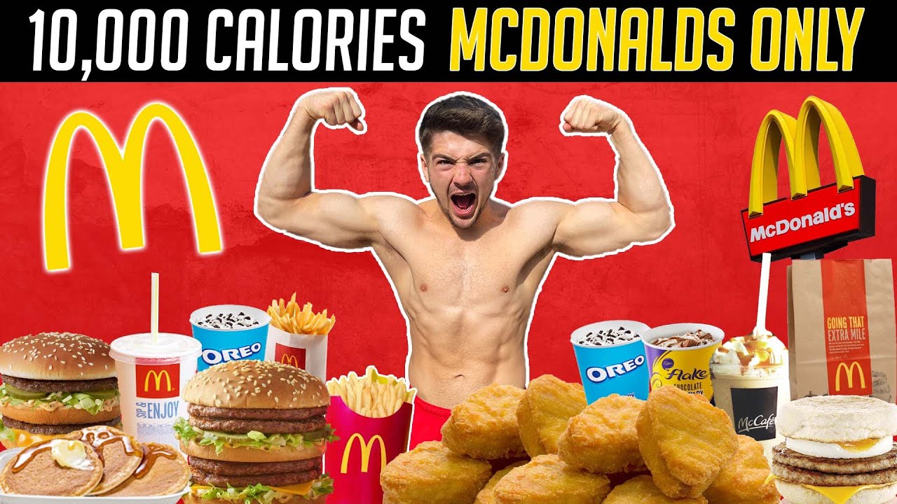 *10,000 CALORIE CHALLENGE* McDonald's ONLY! | CRAZY Cheat Day