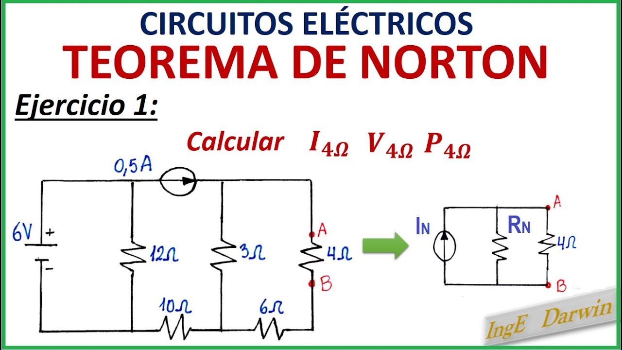 TEOREMA DE NORTON - EJERCICIO 1