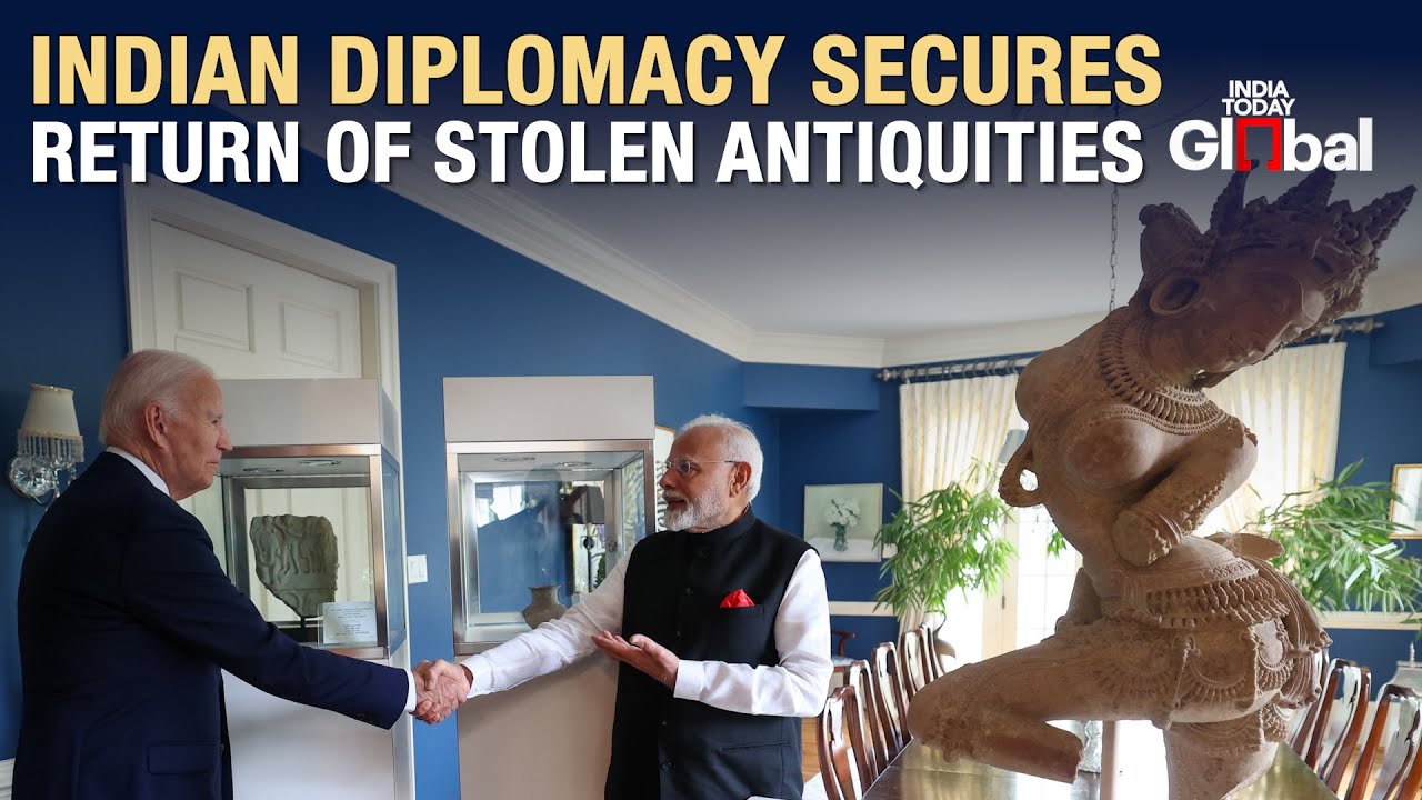 PM Modi Secures Return of 297 Stolen Indian Antiquities From U.S. |India Today Global