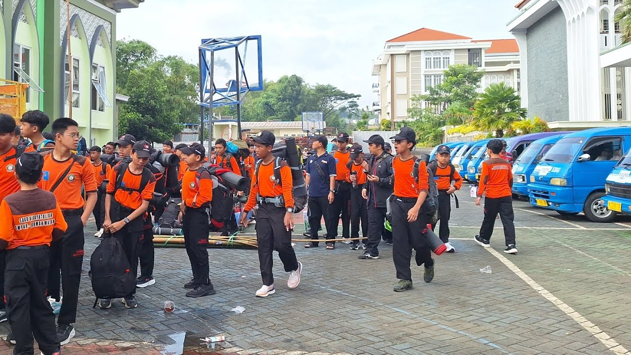 Santri SMP Persiapan Keberangkatan Kegiatan Soulcamp 2026 