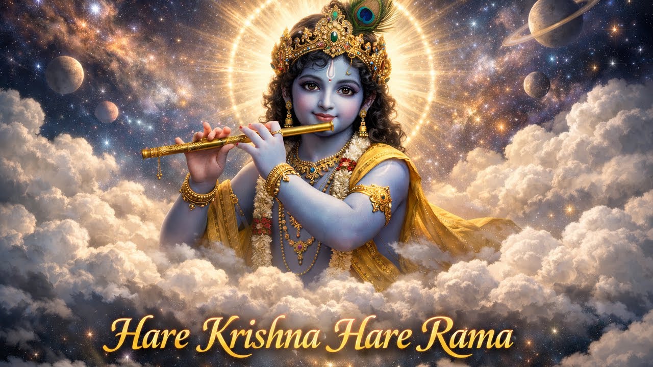 Hare Krishna Hare Rama Mantra | Peaceful Krishna Bhajan | Madhur Tone