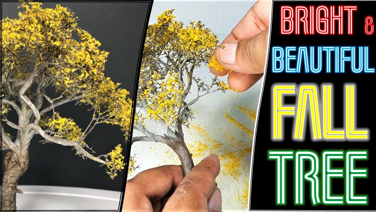 Model Trees in Fall Color: Brighten Your Miniature Scenes