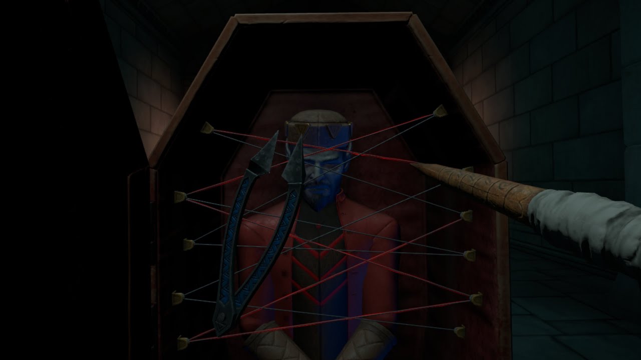 Slaying Grandmaster Loreto in Silent Slayer: Vault of the Vampire!! 