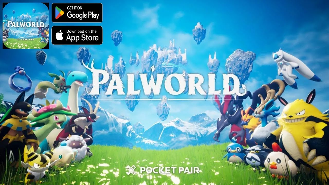 Palworld Mobile - PUBG Studio is developing Palworld for Android & iOS - Gameplay Trailer