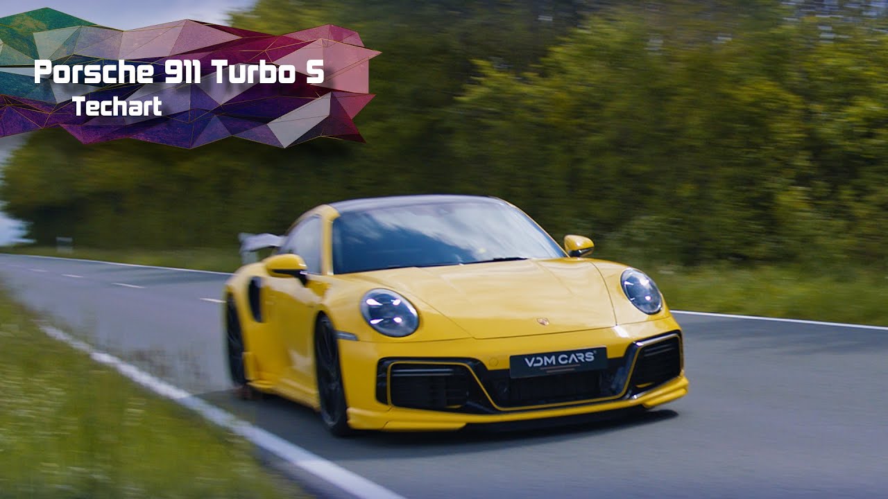 PORSCHE 911 TURBO S TECHART, 710 PK......