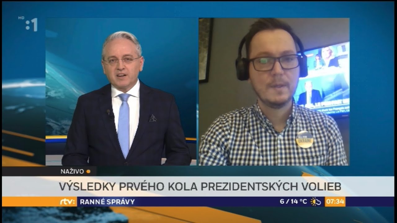 French elections analysis/Anal&yacute;za franc&uacute;zskych volieb Rann&eacute; spr&aacute;vy RTVS 11.4.2022 Branislav Ondr&aacute;&scaron;ik