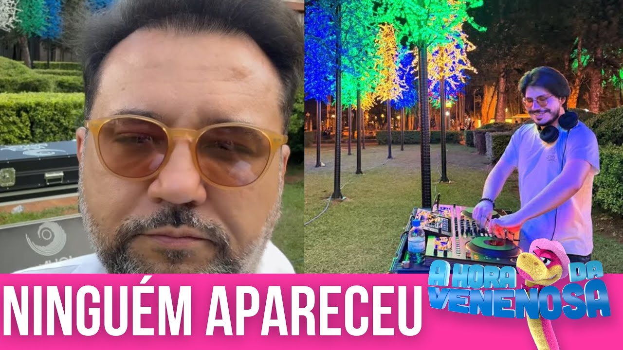 FILHO DO APRESENTADOR GERALDO LUÍS FAZ SHOW EM POÇOS DE CALDAS E NINGUÉM VAI | A HORA DA VENENOSA