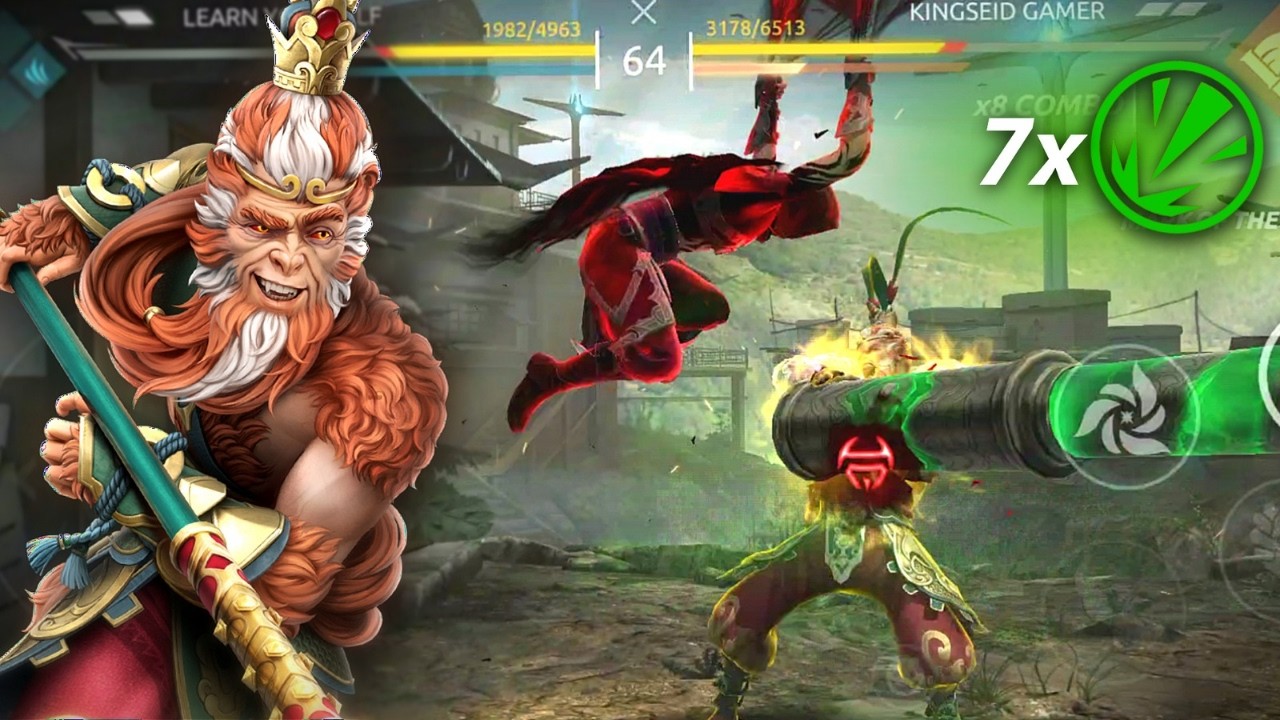 You Have Legendary Skin But I Am The Legendary 🔥| Monkey King Is Destruction 💀| SF4 Uncut Series