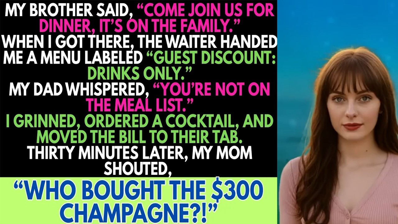 Family humiliated her at dinner—so she cut them off, protected her savings, and chose herself.