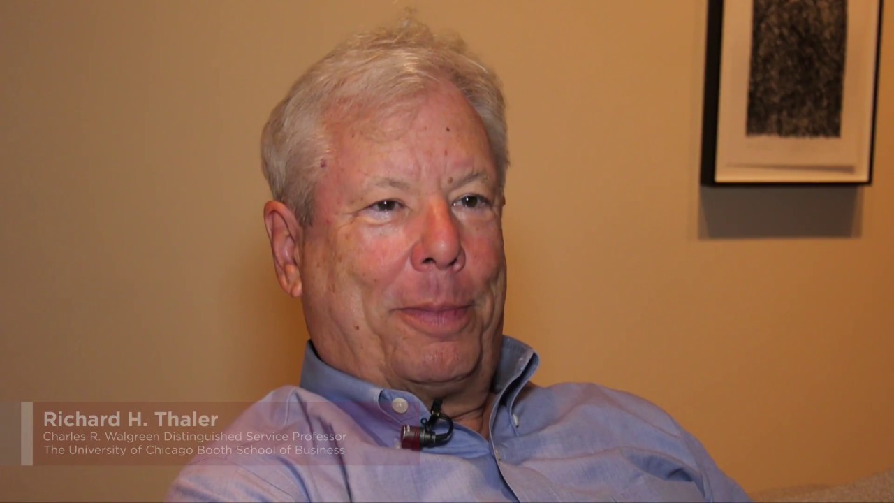 Richard H. Thaler shares his thoughts after winning the Nobel Prize in Economic Sciences