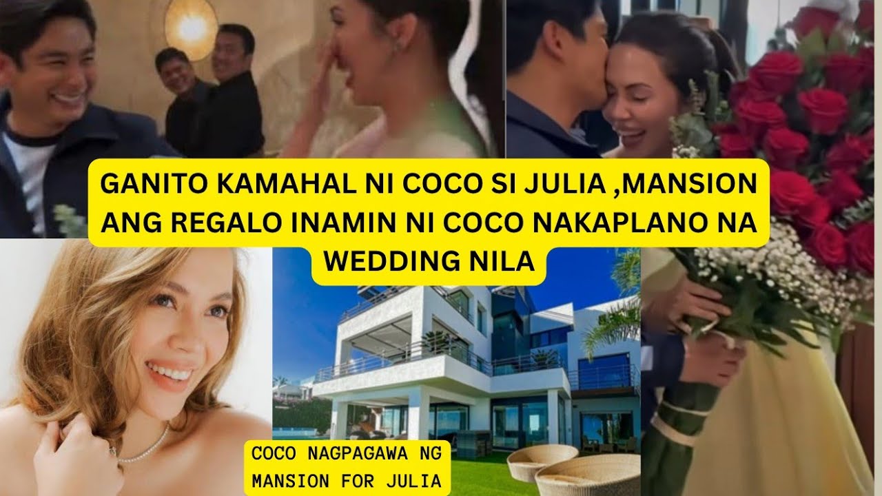 JUST IN! JULIA UMIYAK SA SURPRISED NI COCO NA MANSION PARA SA KANYA. COCO SYEMPRE KASAL SUNOD NA !