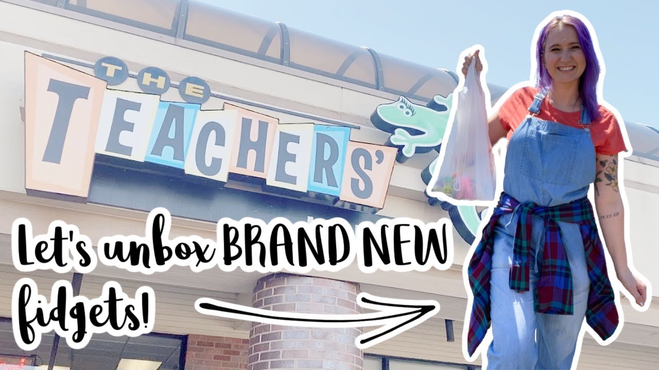 Fidget Unboxing at The Teachers' Lounge : Ep. 2 / Inside Look at Brand New Fidgets! #fidgets